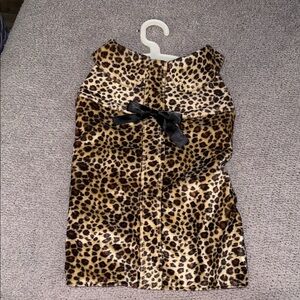 Leopard Print Dog Coat - Large